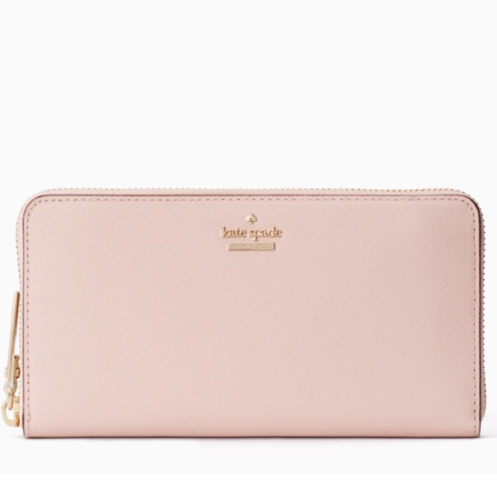 Kate Spade light pink leather wallet